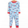 Among the Clouds Bamboo Pajama Set, Blue