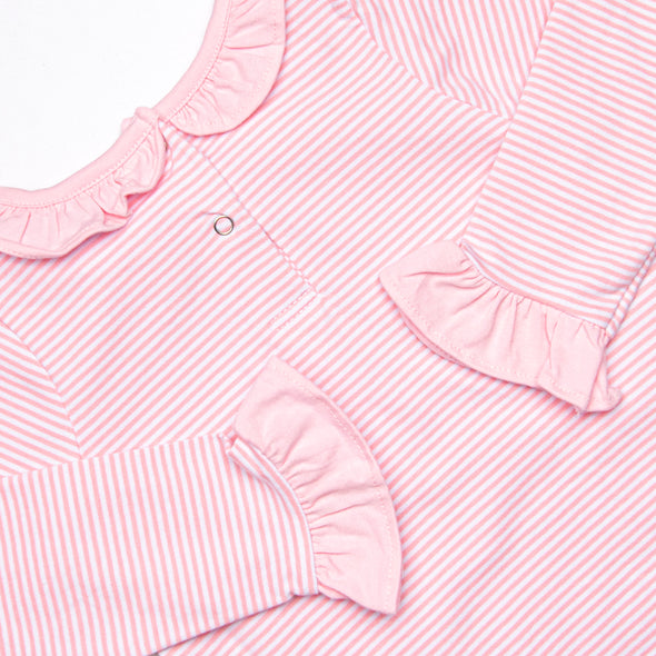 Two By Two Applique Ruffle Bubble, Pink