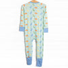 Dino Dreams Bamboo Zippy Pajama, Green