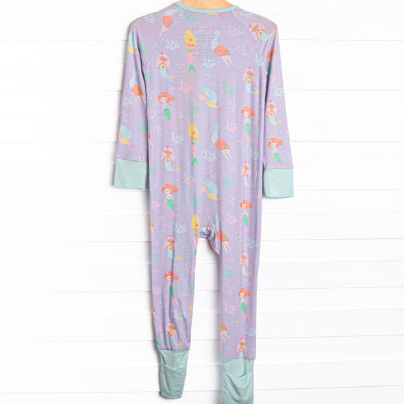 Saltwater Sirens Bamboo Zippy Pajama, Purple