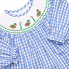 Pond Paddlers Smocked Bishop Dress, Blue