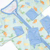 Dino Dreams Bamboo Zippy Pajama, Green