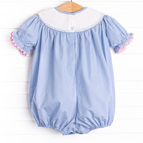 Princess Party Smocked Bubble, Blue