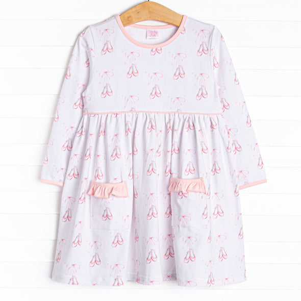 Sweet Slippers Dress, Pink