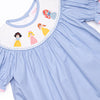 Princess Party Smocked Bubble, Blue