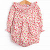 Peony Proper Smocked Bubble, Pink