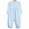 Barkley Applique Romper, Blue