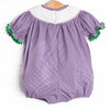 Mardi Gras Jester Smocked Bubble, Purple