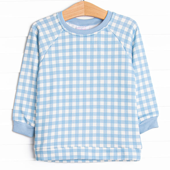 Chandler Check Sweatshirt, Blue