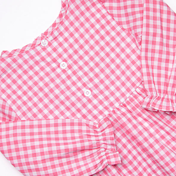 Pink Berry Picks Embroidered Diaper Set, Pink