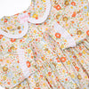 Bushel of Buds Smocked Bloomer Set, Orange