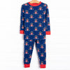 Powering Down Bamboo Pajama Set, Blue