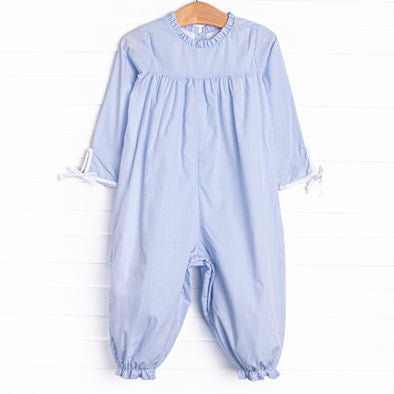 Beatrice Long Romper, Blue