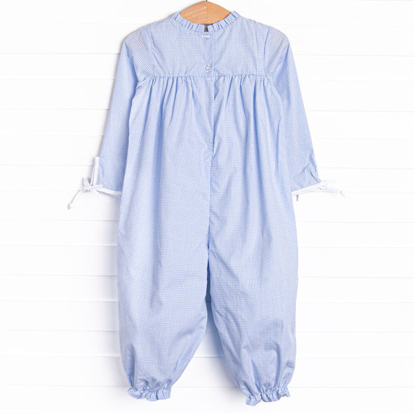 Beatrice Long Romper, Blue