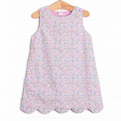 Poppy Fields Reversible Dress, Pink