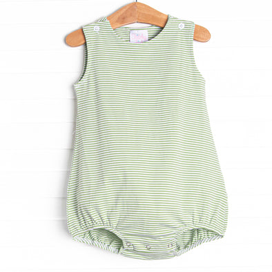 Bennet Bubble, Light Green Stripe