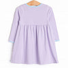 Amelia Dress, Lavender Stripe