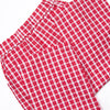 Seasons in Scarlet Pant Set, Red Plaid