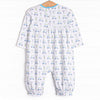 Tee Time Romper, Blue