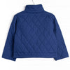 Quilted Coat, Navy