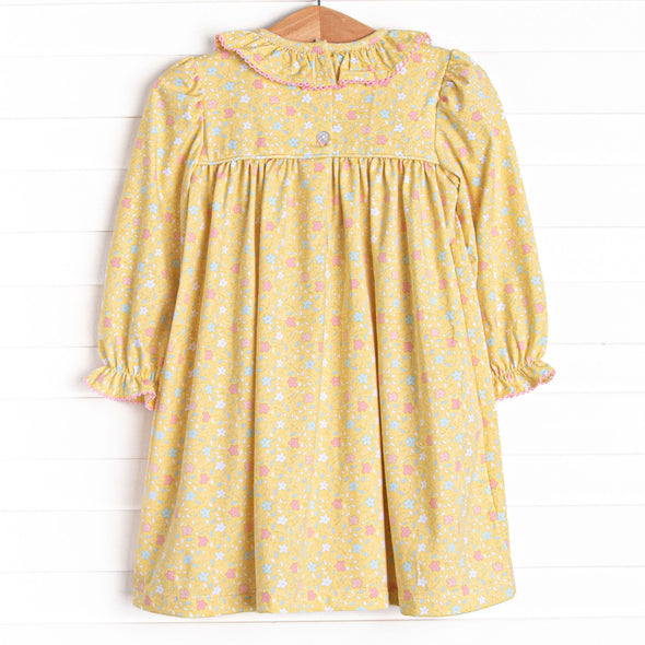 Darling Designs Smocked Dress, Yellow