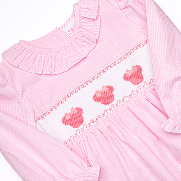 Dreams Come True Smocked Dress, Pink