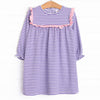 Bonnie Dress, Purple Stripe