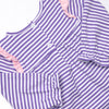 Bonnie Dress, Purple Stripe