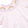 Radiant Rays Smocked Legging Set, Pink Bitty Dot