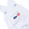 All-American Aviator Smocked Bubble, Blue