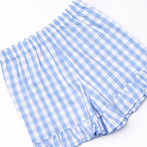 Tried and True Blue Short Set, Blue Check