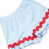 American Beauty Short Set, Blue