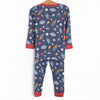 Outer Space Orbit Bamboo Pajama Set, Blue