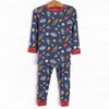 Outer Space Orbit Bamboo Pajama Set, Blue