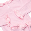 Lucky Charm Applique Ruffle Romper, Pink