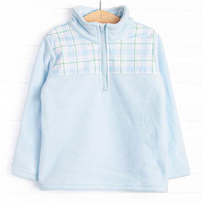 Patton Fleece Pullover, Blue