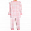 Pajama Plaid Bamboo Pajama Set, Pink