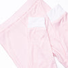 Petite Pink Polka Dots Bamboo Pajama Set, Pink