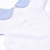 Berry Good Time Applique Ruffle Short Set, Blue