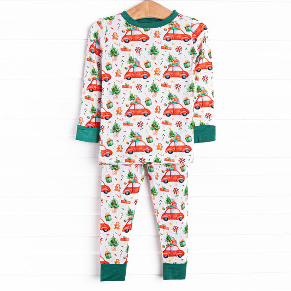 Doorbuster: Christmas Vacation Bamboo Pajama Set, Green