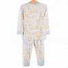 Foliage Frenzy Bamboo Pajama Set, Blue