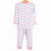 Rose of Bows Bamboo Pajama Set, Pink