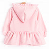 Just Bloomed Applique Zip-Up Ruffle Jacket, Pink