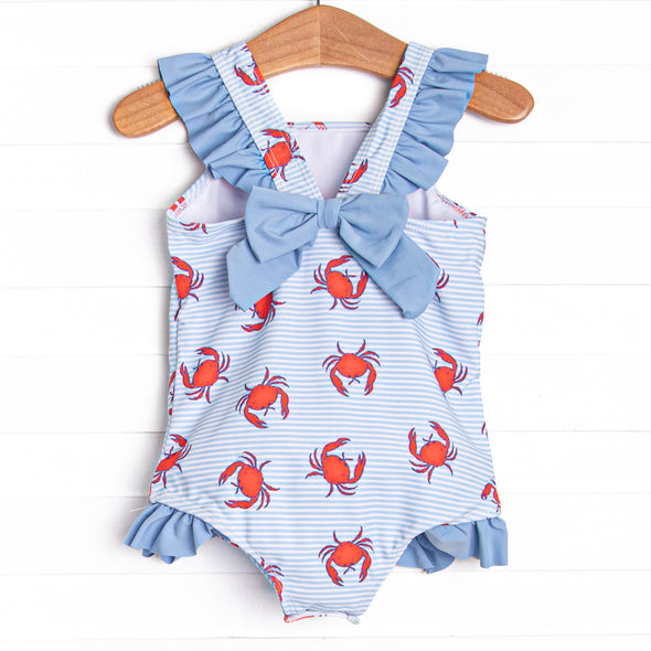 East Coast Crabs One Piece, Blue