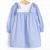 Southern Scallops Dress, Blue