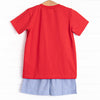 Free Country Cruisin' Smocked Short Set, Red