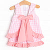 Big Sister Smocked Ruffle Short Set, Pink