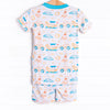 Dreaming Drivers Bamboo Pajama Short Set, Blue