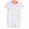 Today's Tulips Bamboo Pajama Short Set, Pink