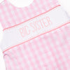 Big Sister Smocked Ruffle Short Set, Pink